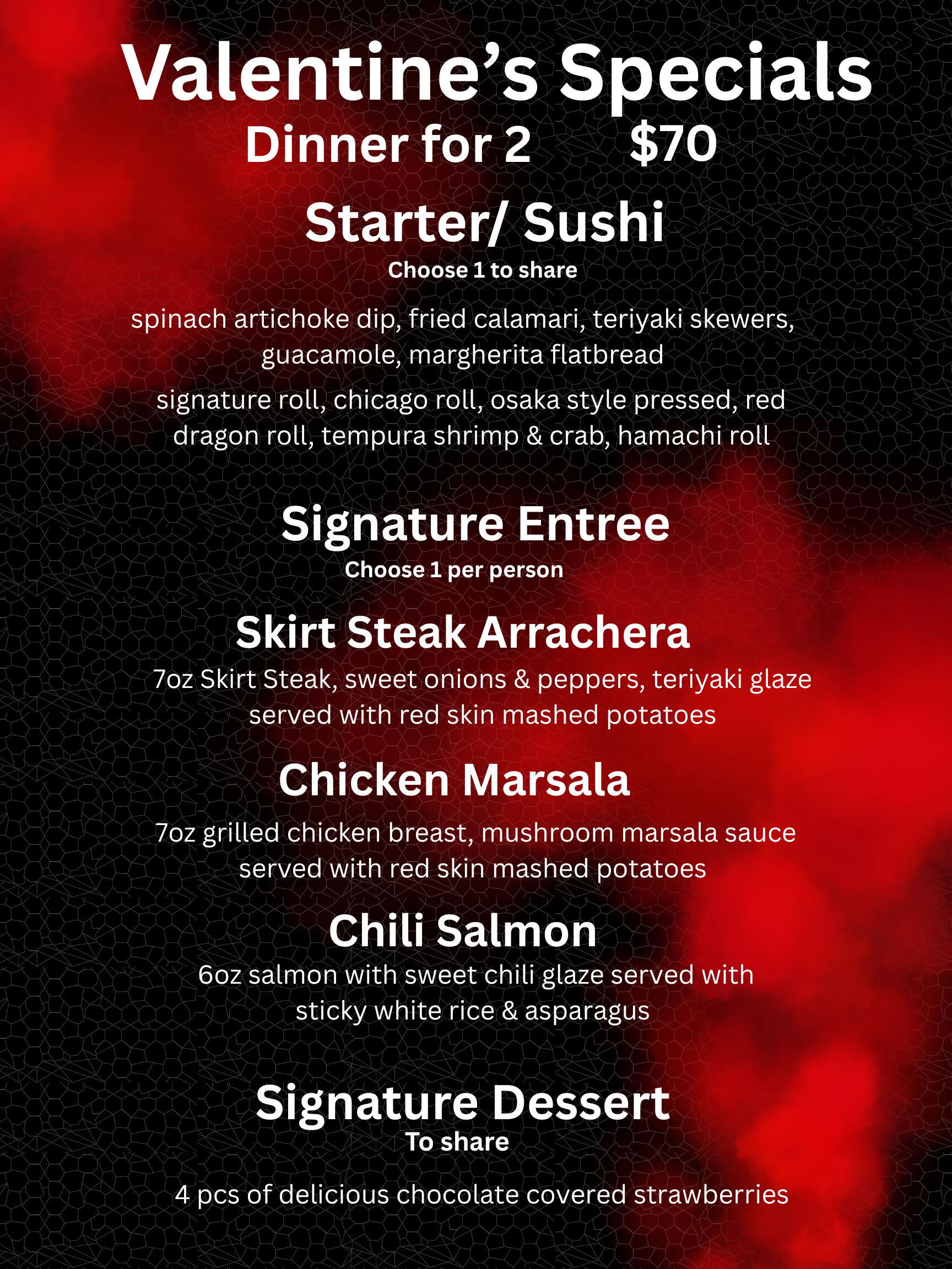 Valentines Day 2026 SPECIALS